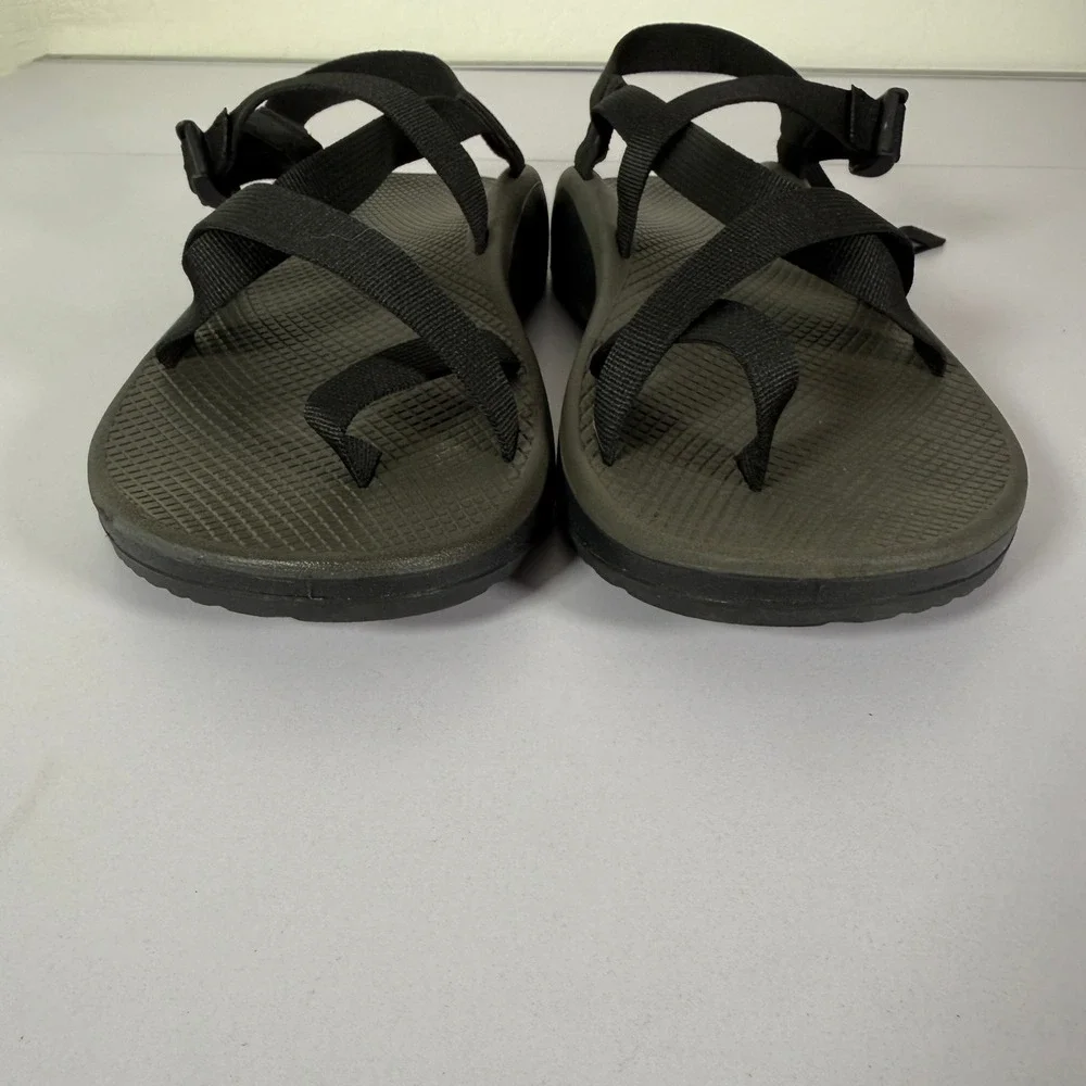 Chaco Z/Cloud 2 Sandals Mens 13 Black Toe Loop Strappy Hiking Outdoor